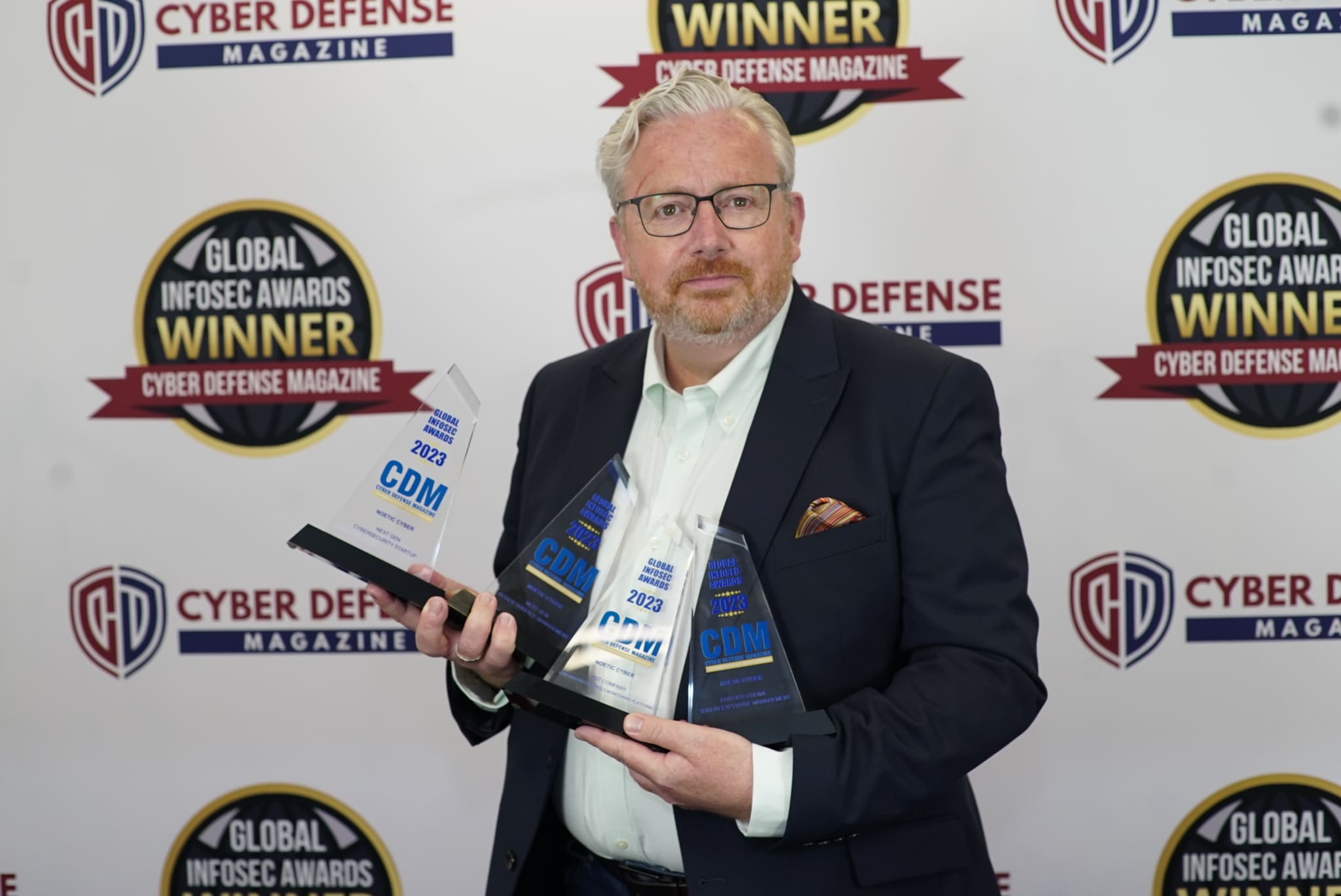 Paul Ayers, Noetic Cyber CEO at the 2023 Global Infosec Awards presented by Cyber Defense Magazine