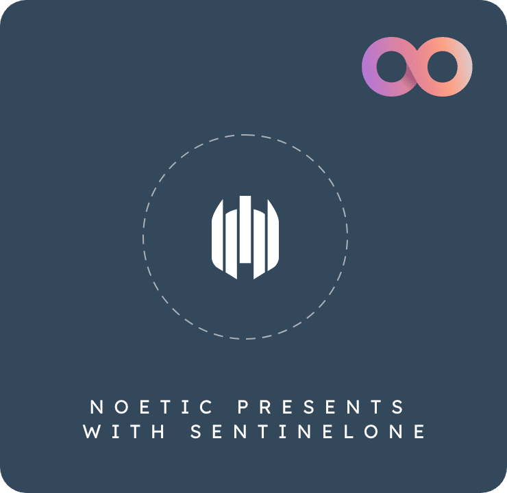 An image of the Noetic & Sentinel one logos together.