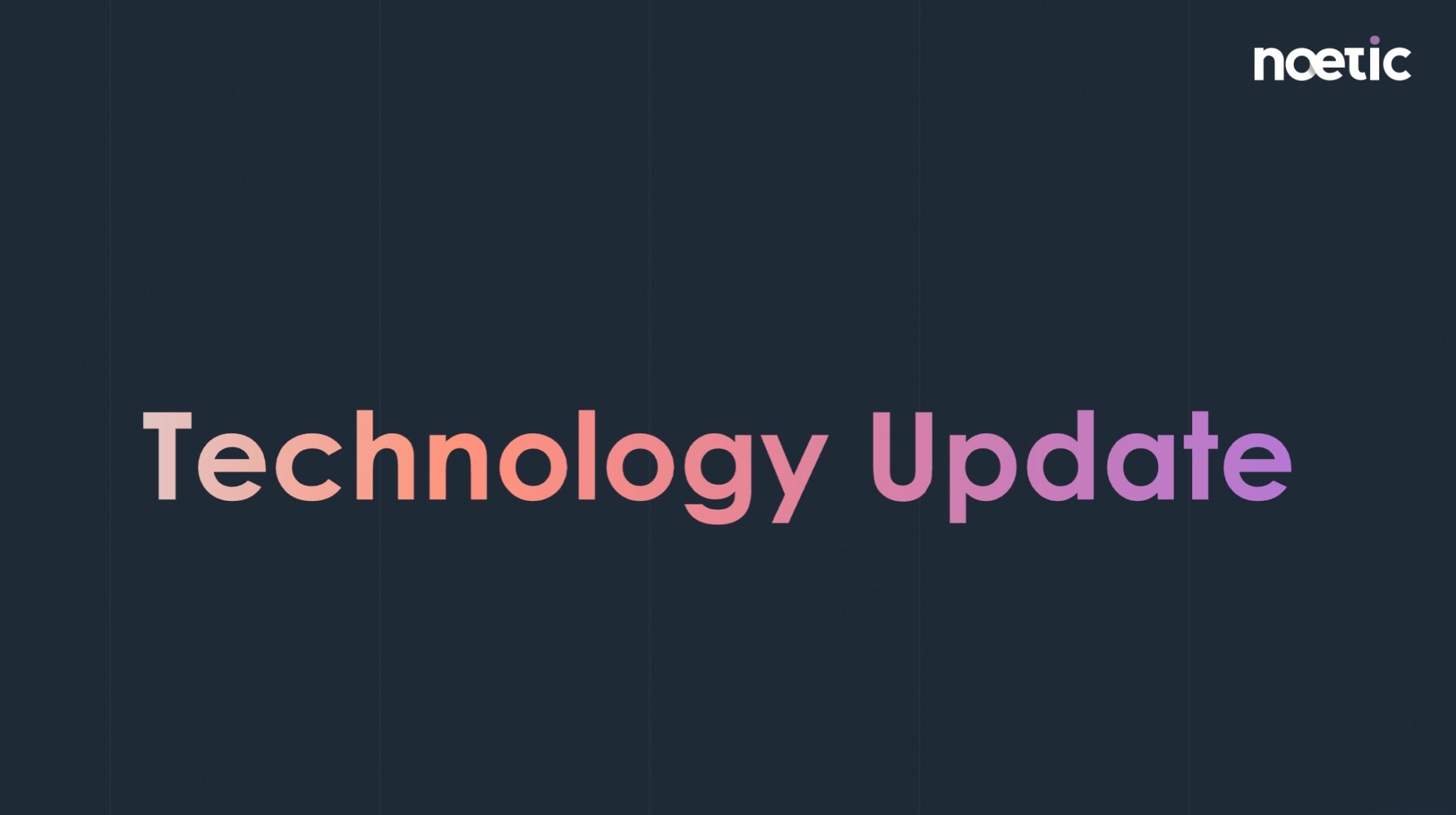 A photo of technology update text